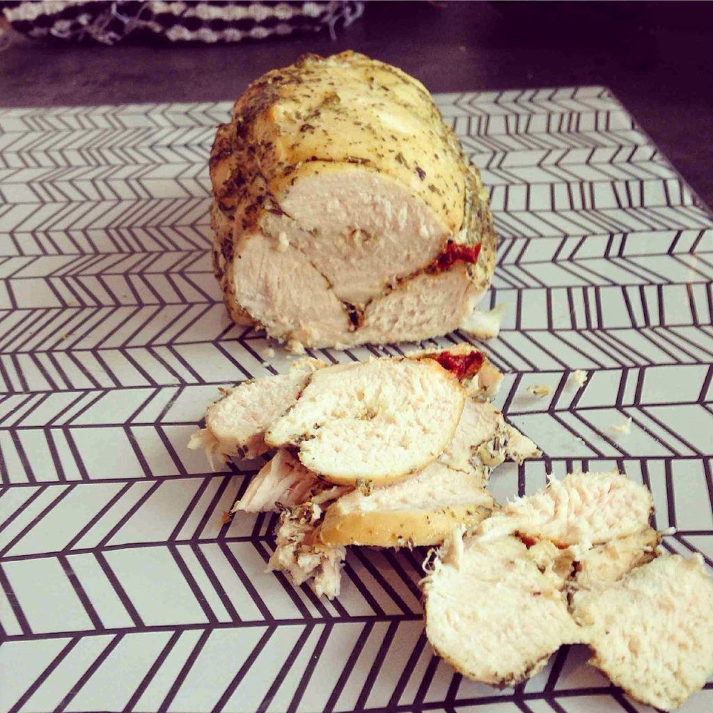 Home-made zdrowa wędlina drobiowa